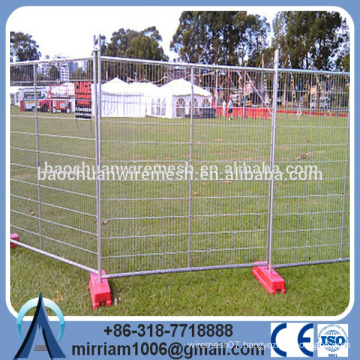 DD portable painted used temporary metal fence panels